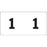 Bwd Color-Code Label Laminated Numeric Single Digit Labels1 1/2"W X 3/4"H 500/Roll