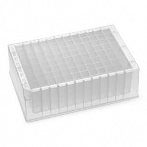 Biotix Deep Well Plates - 96-Square Deep Well Plate with V-Bottom Wells Compatible with Automation Platforms, 2.2 mL, Sterile - DP-2200-9CVS