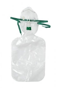 Vyaire AirLife Oxygen Masks - Adult Oxygen Mask, Nonrebreather, High Concentration - 001202