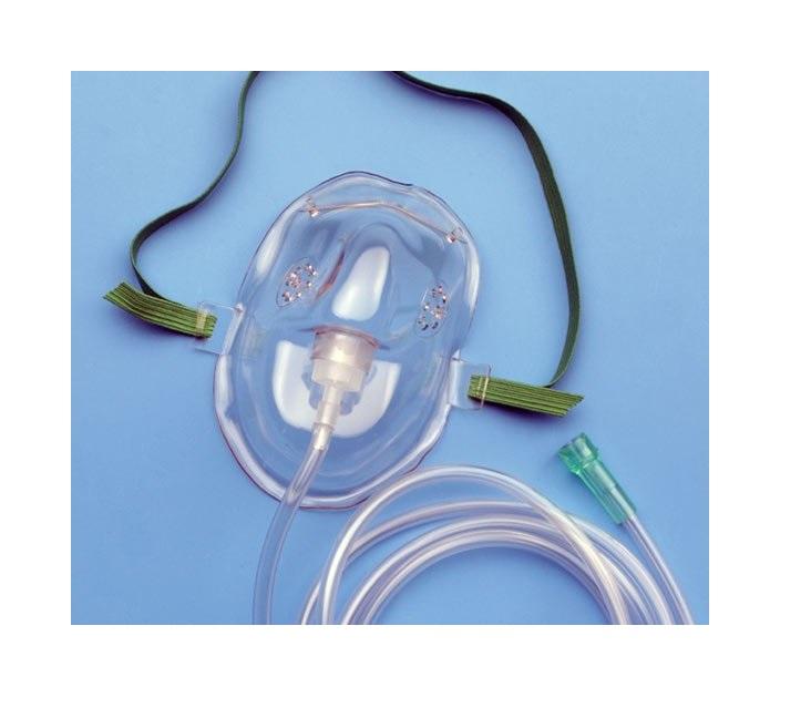 Vyaire AirLife Venturi-Style Masks - Percent O2 Oxygen Mask with 7' Tubing, Adult - 1245