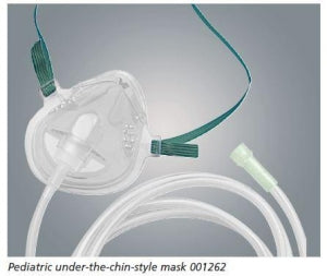 Vyaire AirLife Oxygen Masks - Pediatric Oxygen Mask, Medium Concentration, Under-Chin - 001262