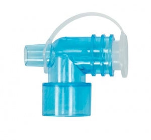 Vyaire AirLife Elbow Adapters - Elbow Adapter with Suction Port and Cap - 001551