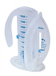 Vyaire AirLife Volumetric Incentive Spirometers - Volumetric Incentive Spirometer, 1 Way Valve, 4, 000 mL - 001901A