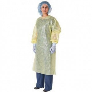 Cardinal Health Yellow Isolation Gown - Yellow Isolation Gown, Thumb H ...