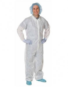 Cardinal Health Coveralls with Open Cuffs and Ankles - Coveralls with Open Ankle Cuff - 1201CV