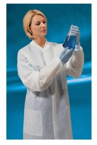 Cardinal Health Traditional Collar Lab Coats - LAB COAT, TRADITIONAL COLLAR - 1302LC