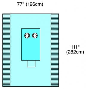 Cardinal Health Angiography Drapes - Angiography Drape Sheet - 29459