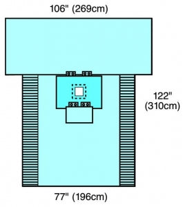 Cardinal Health Bilateral Limb Drapes - Minor Procedure Drape - 29496