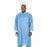 Cardinal Premium Knee-Length Lab Coat - Knee-Length Disposable Lab Coat with Knit Collar, Ceil Blue, Size 4XL - C3660CB4XL