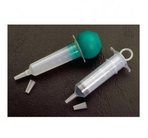 Cardinal Health Bulb Irrigating Syringe Without Tip Protector - Bulb Syringe, 60 cc - 46227