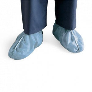 Cardinal Health Fluid-Resistant SMS Shoe Covers - Dura-Fit SMS Antiskid Shoe Cover, Size 2XL - 4855