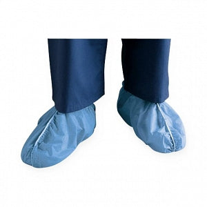 Cardinal Health Fluid-Resistant SMS Shoe Covers - Disposable Nonskid Shoe Cover, Size Universal - 4872A