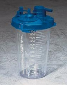 Cardinal Health Guardian Suction Canisters - Guardian Suction Canister with Locking Lid, 2, 000 cc - 65651-220