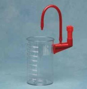 Cardinal Health Canisters with Diameter Index Safety System - Universal Flex Outer Canister Holder, 1, 000 cc - 65652-904