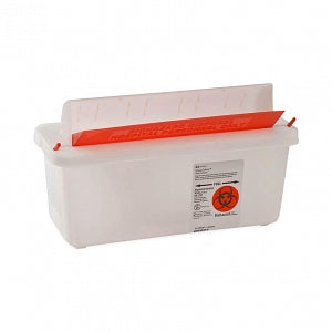 Cardinal Health SharpSafety Safety In-Room Sharps Containers - In-Room Mailbox Container, Clear, 0.2 qt. - 85031