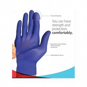 Cardinal Health Flexal Feel Nitrile Exam Gloves - 9.5" Flexal Feel Powder-Free Nitrile Exam Gloves, 3.3 Mil, Size XS - 88TT20XS