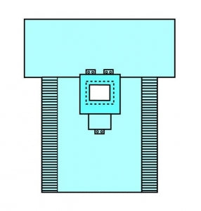 Cardinal Health Craniotomy Tiburon Drapes - Craniotomy Tiburon Split Drape - 9439