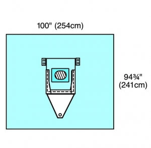 Cardinal Health Neuroligical Incise Drapes - Neurological Incise Drape - 9448