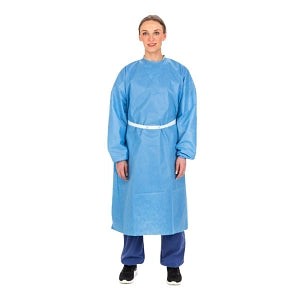 Cardinal Health Universal Cover Gowns - Universal Cover Gown, Blue - AT6200