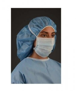 Cardinal ASTM Level 1 Duckbill Surgical Masks with Tie Closure - ASTM Level 1 Surgical Mask with Anti-Fog Odorless Adhesive, Tie Closure - AT73835