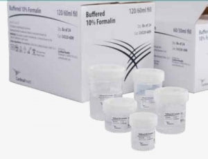 Cardinal Health Prefilled Formalin Specimen Containers - Prefilled Formalin Specimen Container, 10% NBF 120 mL, Handi Pack - C4320-60H