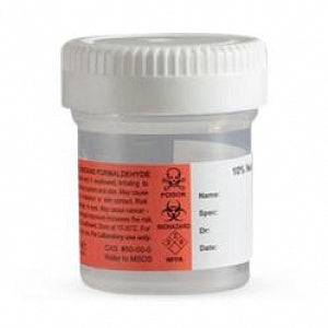 Cardinal Health Prefilled Formalin Specimen Containers - Prefilled Formalin Specimen Container, Inner Seal, 15 mL, 7.5 mL Fill - C4320-7.5B