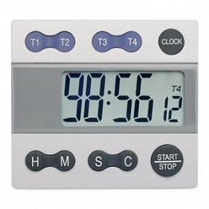 Cardinal Health Traceable 4-Channel Big-Digit Timer / Stopwatch - 4-Channel Big Digit Timer - C6510-7