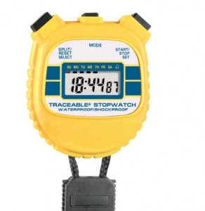 Cardinal Health Traceable Waterproof / Shockproof Stopwatch - Water-Resistant Stopwatch, Traceable - C6521