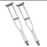 Cardinal Health Adjustable Aluminium Axillary Crutches - Adjustable Axillary Crutch, Tall, 70-78, 300 lb. - CA901TL