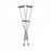 Cardinal Health Adjustable Aluminium Axillary Crutches - Adjustable Axillary Crutch, Youth, 52-62, 300 lb. - CA901YTH