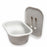 Cardinal Health Commode Pails / Accessories - Square Commode Bucket with Lid, 7 qt. - CABU0007B