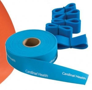 Cardinal Health Disposable Polyisoprene Tourniquets - Tourniquet Strap, Textured, Blue, 1" x 18" - CH5060