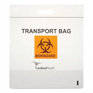 Cardinal Health Specimen Transport Bag - Specimen Transport Bag with Back Pouch with Flap and Zip Lock, Plain, 2 Mil, 6" x 9" - CH6X9CLF