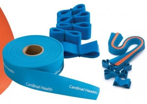 Cardinal Health Disposable Tourniquets - Disposable Strap Tourniquet, Fine Texture, Blue, 3/4" x 18" - CH7067