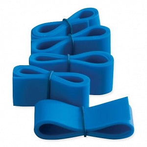 Cardinal Health Disposable Tourniquets - Disposable Strap Tourniquet, Smooth Texture, Nonsterile, Blue, 1" x 18" - CH8078