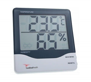 Cardinal Health Large Digit Thermometer / Hygrometers - Thermometer / Hygrometer, Digital with Jumbo Display - CH9506-11