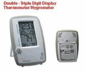 Cardinal Health Digital Thermometer / Hygrometer - Digital Thermometer Hygrometer, -10C to 70C - CH9506-3