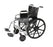 Cardinal Health Wheelchairs - Wheelchair with Desk-Length Arms and Chrome Swing-Away Footrests, 500 lb. Capacity, 22" x 18" - CW0006CS