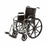 Cardinal Health Wheelchairs - 500-lb. Capacity Wheelchair with Desk-Length Arms, Elevating Leg Rests and Chrome Finish, 24" x 18" - CW0007PS