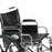 Cardinal Health Wheelchairs - 700-lb. Capacity Wheelchair with Desk-Length Arms, Elevating Leg Rests and Chrome Finish, 26" x 20" - CW0008CEL