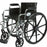 Cardinal Health Wheelchairs - 700-lb. Capacity Wheelchair with Desk-Length Arms, Elevating Leg Rests and Chrome Finish, 26" x 20" - CW0008CEL