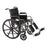 Cardinal Health Wheelchairs - 300-lb. Capacity Wheelchair with Desk-Length Arms, Elevated Leg Rests, Chrome Finish, 18" x 16" - CW0071PEL