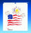 Cardinal Health General-Use Bags - Flag Design Drawstring Bag, 19" x 21" - DC1921FLAG