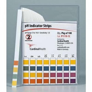 Cardinal Health pH Indicator Strips - pH Indicator Strip - P1119-1C