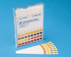 Cardinal Health pH Indicator Strips - pH Indicator Strip, 0 - 6 pH Range - P1119-5A