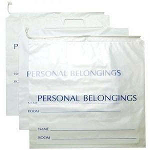 Vyaire Patient Setup Bags - BAG, PATIENT SETUP, CLR, W/D-STRNG, 12"X16" - RES1216