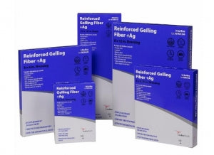 Cardinal Health Reinforced Gelling Fiber +Ag Dressings - Reinforced Gelling Fiber Dressing with Ag, 4" x 4-3/4" - RGFB45AG