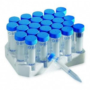 Cardinal Health SP Disposable Centrifuge Tubes - Centrifuge Tube, 50 mL, Plug Cap, with Rack - SP3920-50