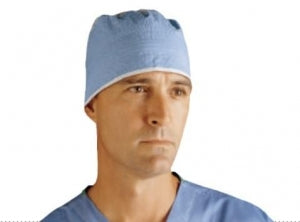 Cardinal Health Blue Top Easy-Tie Surgeon Caps - Novaplus Easy-Tie Surgeon's Cap, Blue - V4359