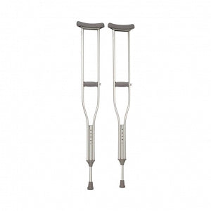 Cardinal Health Adjustable Aluminium Axillary Crutches - NovaPlus Adjustable Axillary Crutch, Adult, 62-70, 300 lb. - VCA901AD